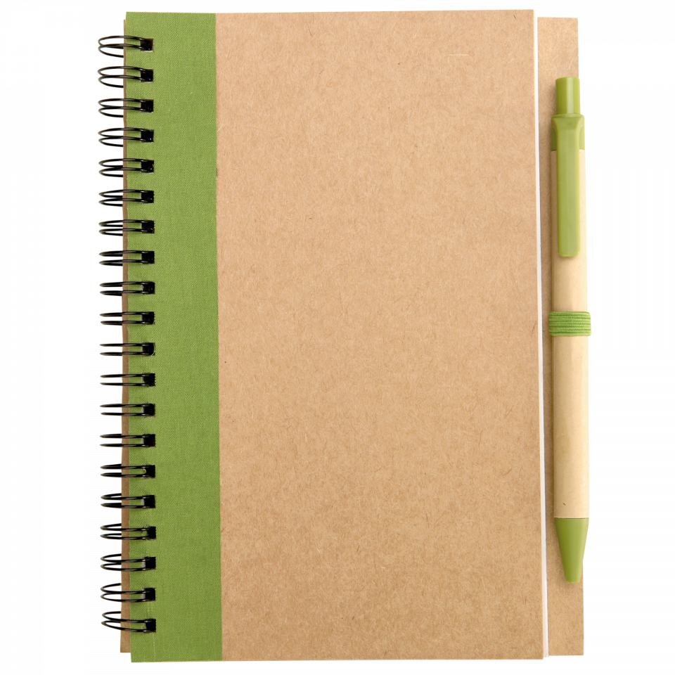 Libreta de papel reciclado Sonora plus personalizada