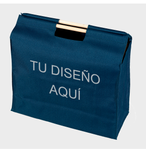 Bolsa de la compra con asa de madera personalizada