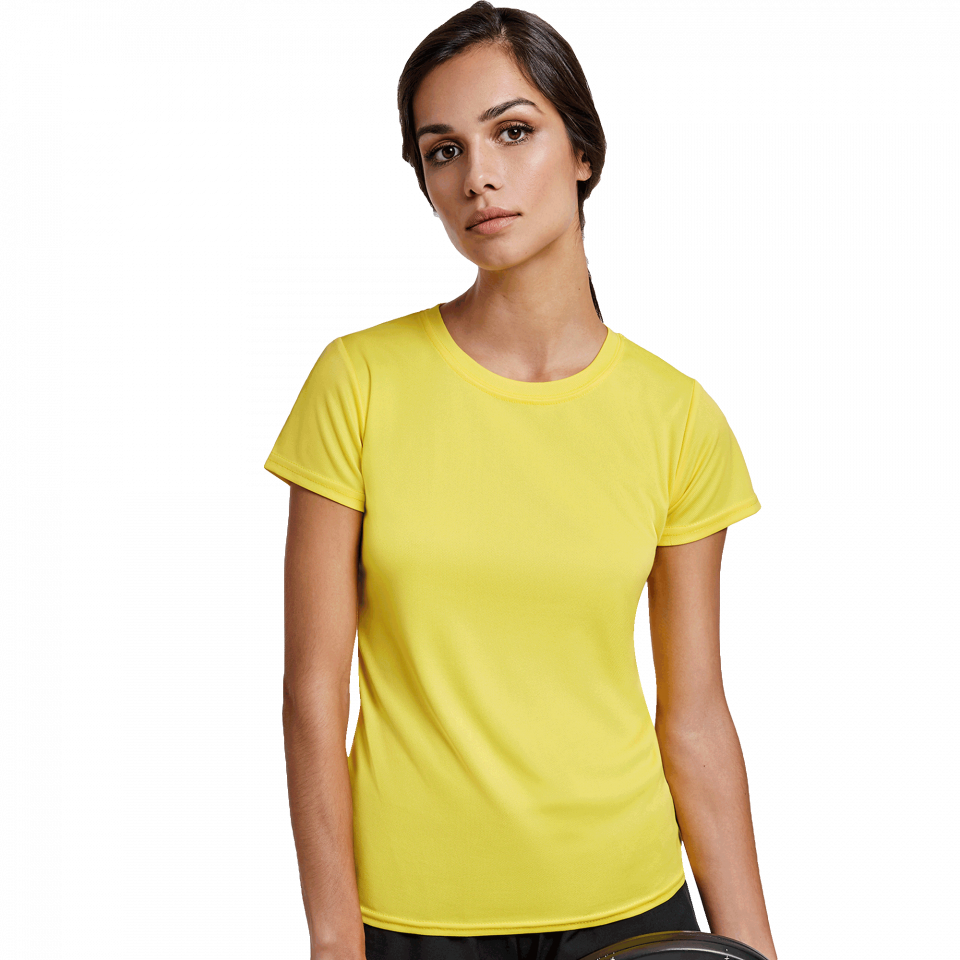 Camiseta técnica mujer premium personalizada