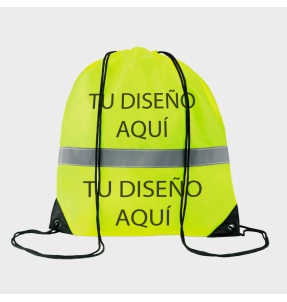 Mochila de cuerdas stripe personalizada