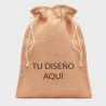 Bolsa pequeña yute personalizada