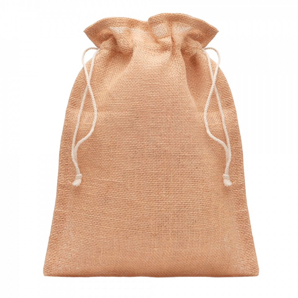 Bolsa pequeña yute personalizada