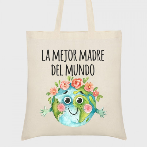 Bolsa tela Día de la Madre: La mejor madre del mundo