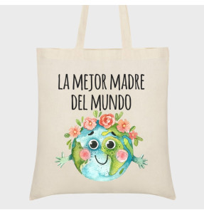 Bolsa tela Día de la Madre: La mejor madre del mundo