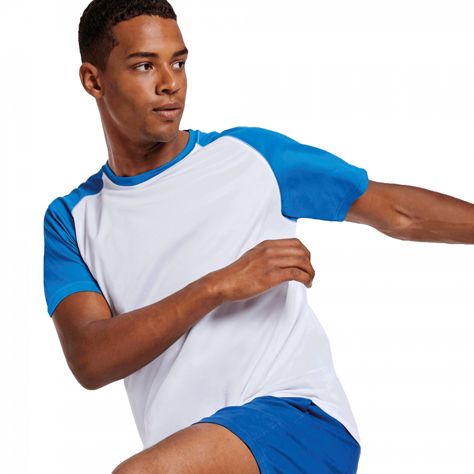 Camiseta técnica bicolor Indianapolis personalizada