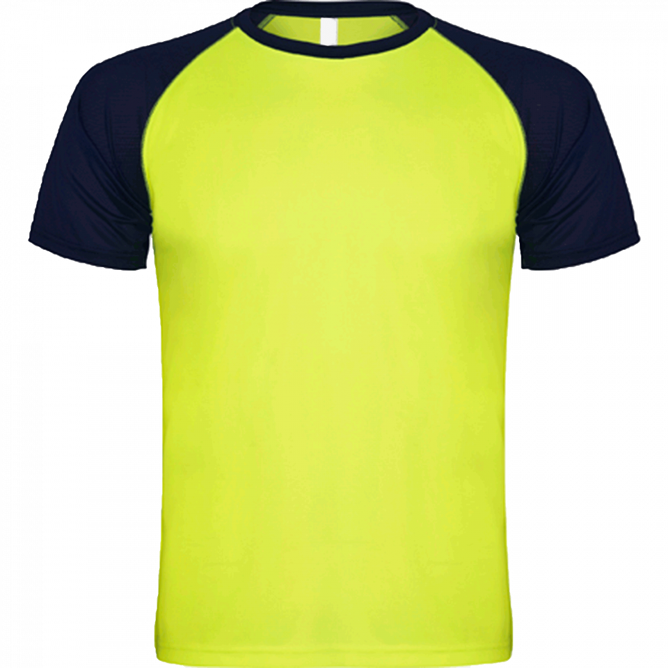 Camiseta técnica bicolor niño Indianapolis personalizada