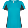 Camiseta técnica bicolor mujer Shanghai personalizada