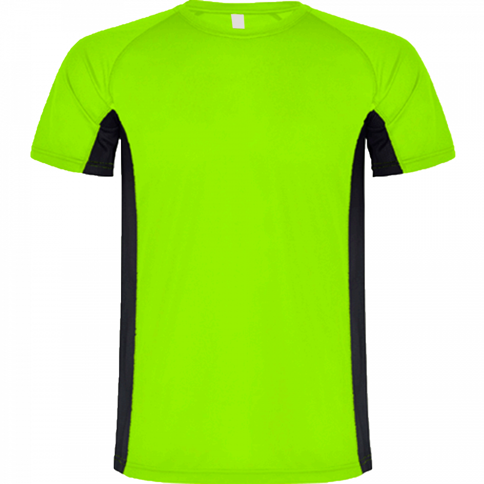 Camiseta técnica bicolor niño Shanghai personalizada