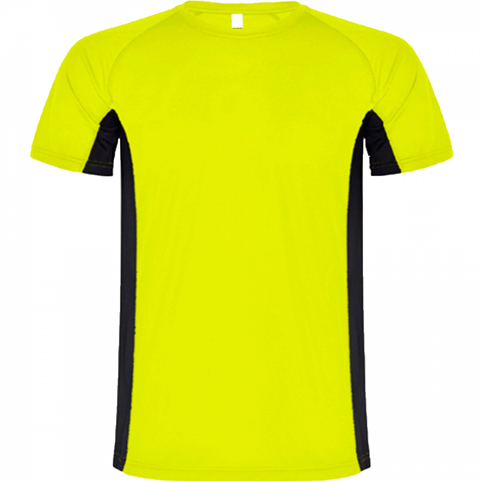 Camiseta técnica bicolor niño Shanghai personalizada