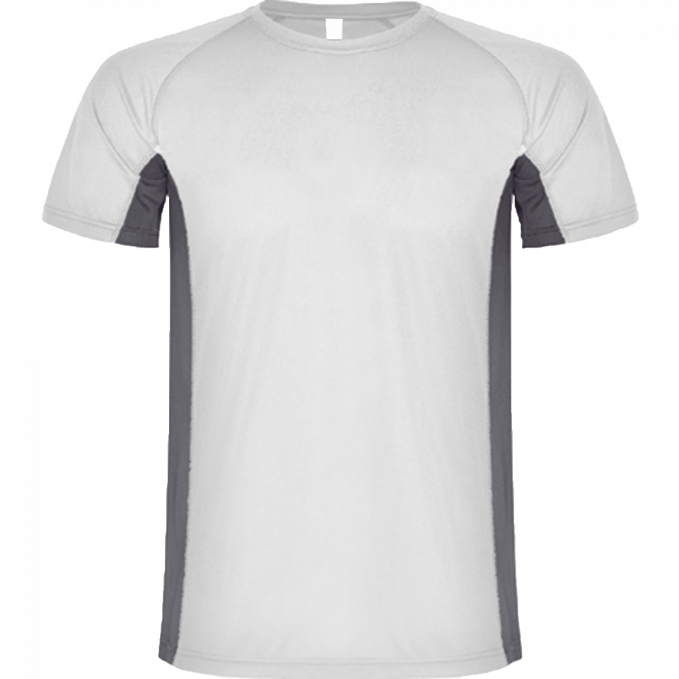 Camiseta técnica bicolor niño Shanghai personalizada