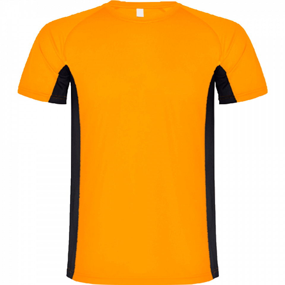 Camiseta técnica bicolor niño Shanghai personalizada