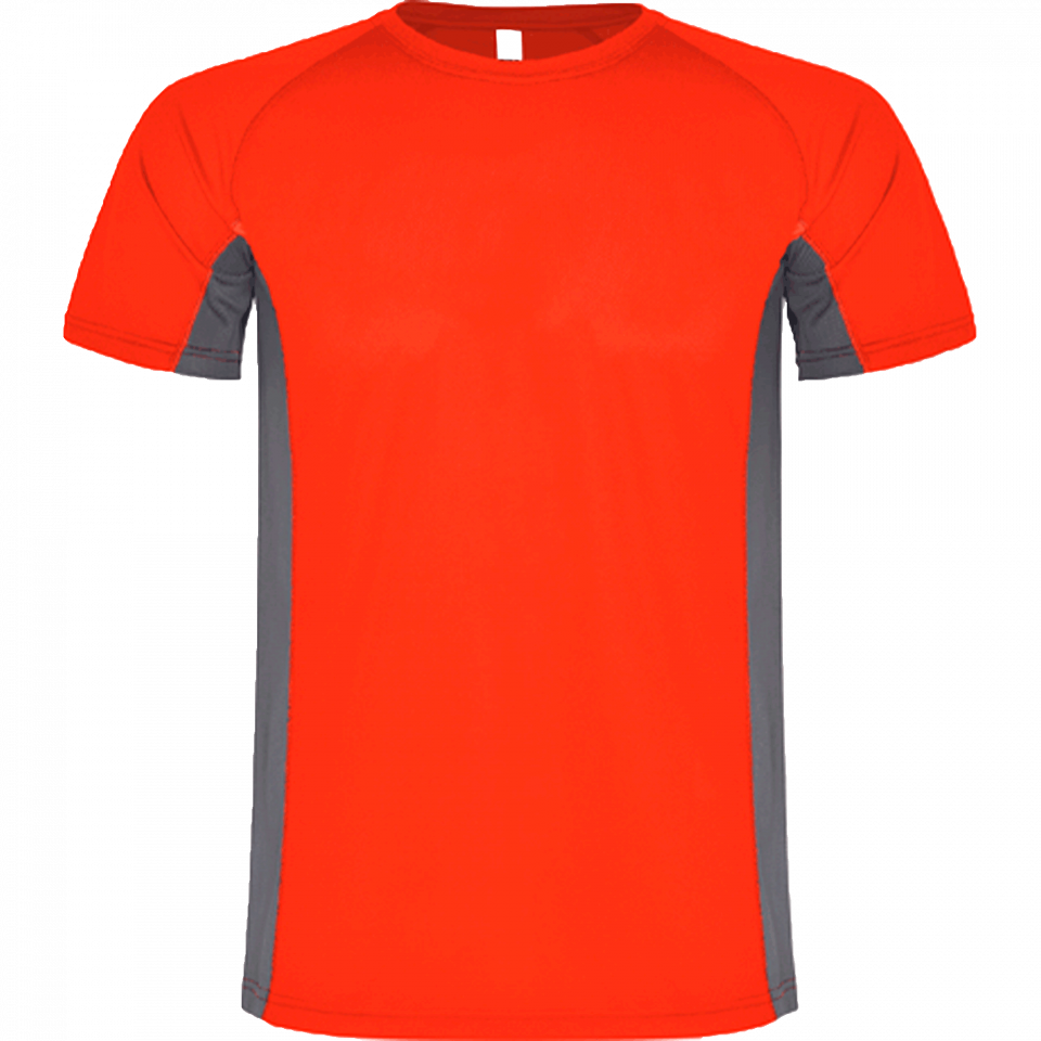 Camiseta técnica bicolor niño Shanghai personalizada