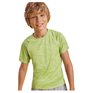 Camiseta técnica jaspeada niño Austin personalizada