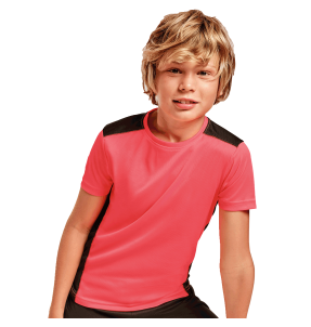 Camiseta técnica bicolor niño Detroit personalizada