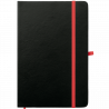 Libreta A5 negra contrastada personalizada