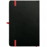 Libreta A5 negra contrastada personalizada