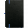 Libreta A5 negra contrastada personalizada
