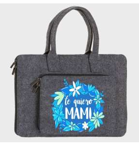 Maletín fieltro Día de la madre: Te quiero mamá