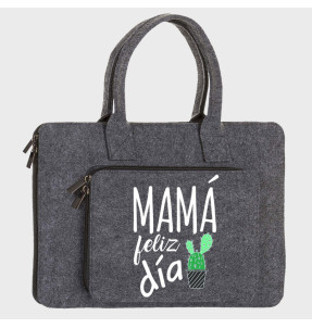 Maletín fieltro Día de la madre: Mamá feliz día