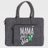 Maletín fieltro Día de la madre: Mamá feliz día