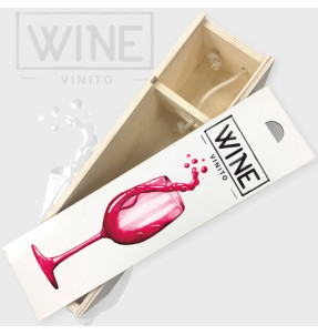 Caja madera vino personalizada