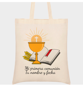 Bolsa de tela comunión 2