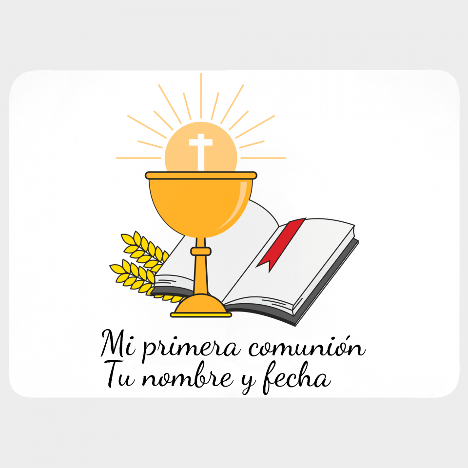 Mantel individual con base de corcho comunión 2