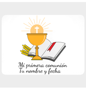 Mantel individual con base de corcho comunión 2