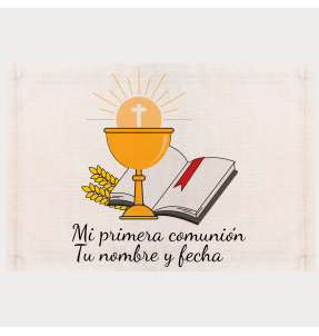 Mantel individual de tela comunión 2