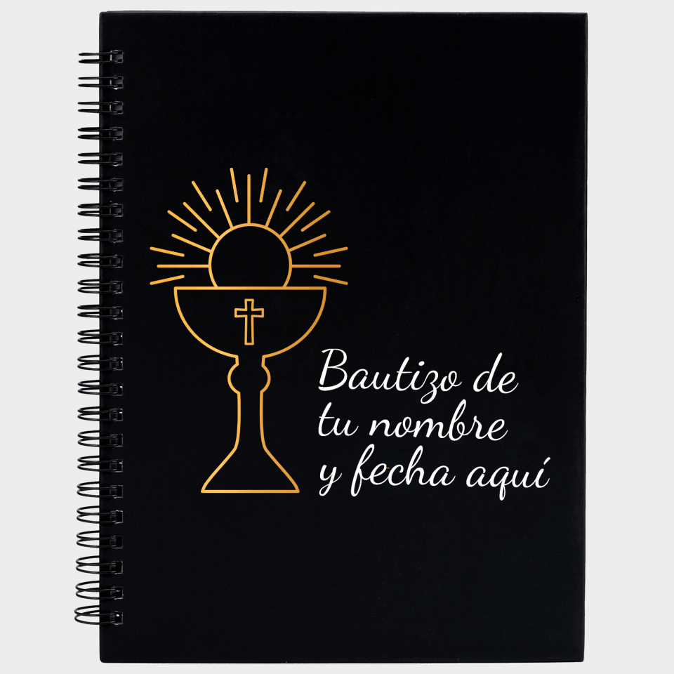 Libreta bautizo copa
