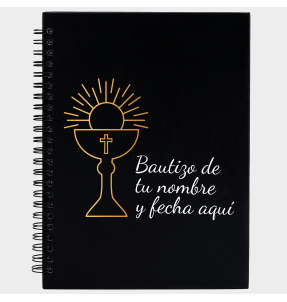 Libreta bautizo copa