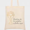 Bolsa de tela bautizo copa