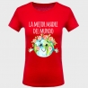 Camiseta Día de la Madre: la mejor madre del mundo