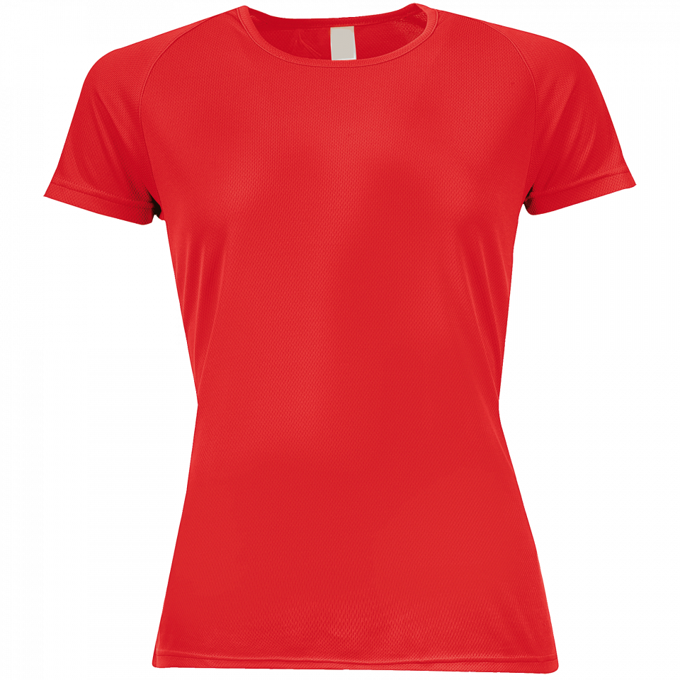 Camiseta técnica manga corta mujer Sporty personalizada