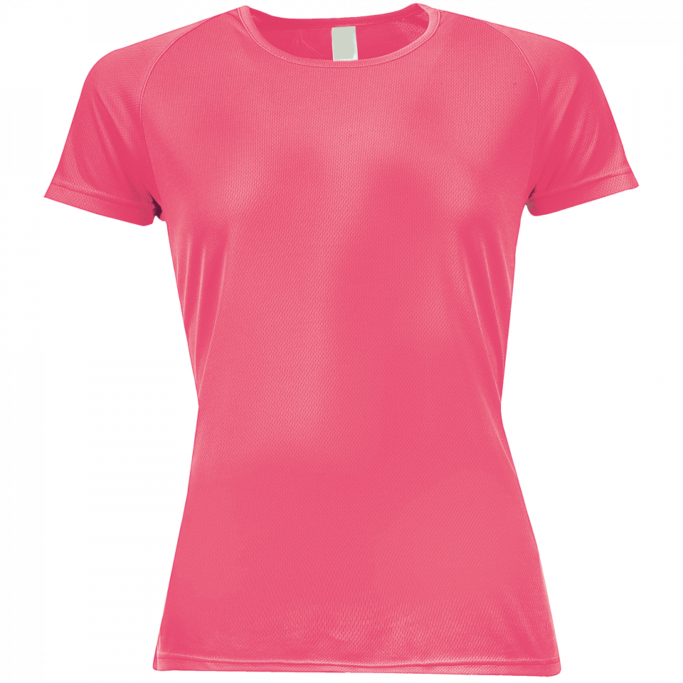 Camiseta técnica manga corta mujer Sporty personalizada