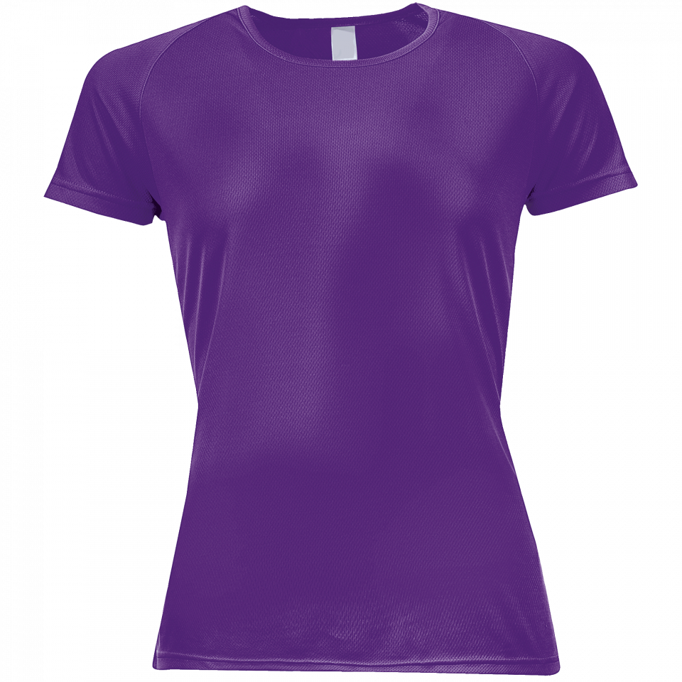 Camiseta técnica manga corta mujer Sporty personalizada