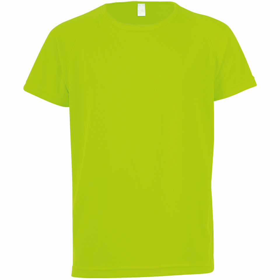 Camiseta técnica manga corta niño Sporty personalizada