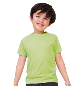 Camiseta técnica manga corta niño Sporty personalizada