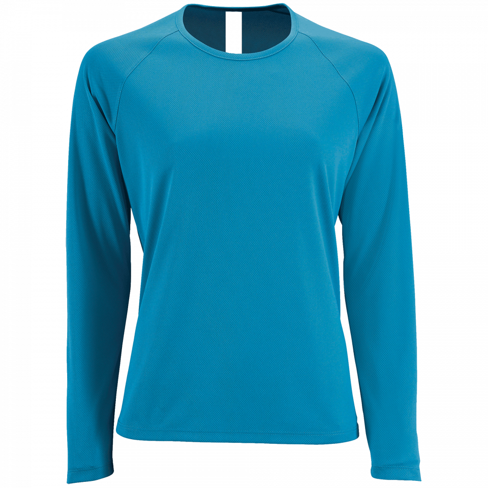 Camiseta técnica manga larga mujer Sporty personalizada