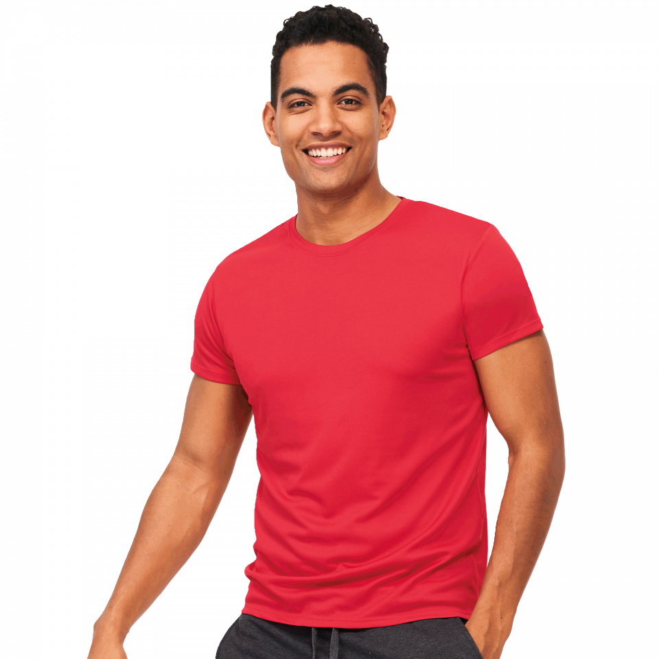 Camiseta deportiva manga corta Sprint personalizada