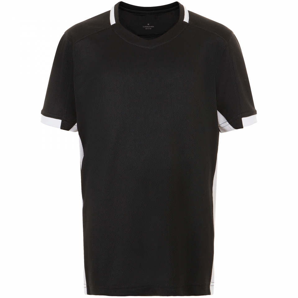 Camiseta deportiva contrastada niño Classico personalizada