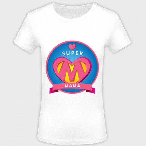 Camiseta Día de la Madre: super mamá