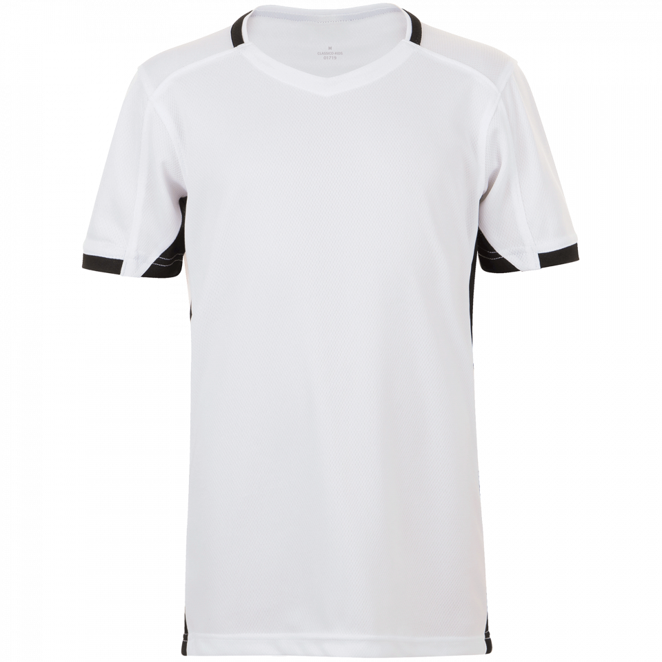 Camiseta deportiva contrastada niño Classico personalizada