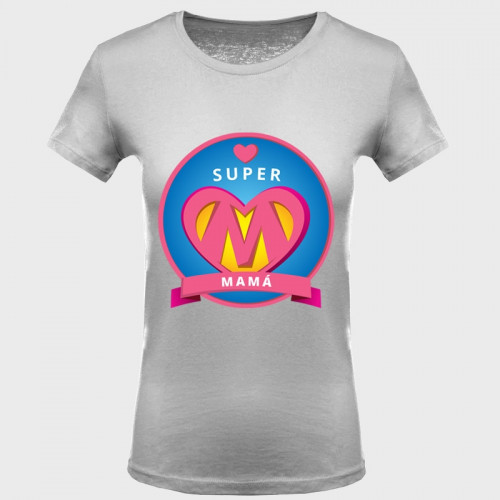 Camiseta Día de la Madre: super mamá