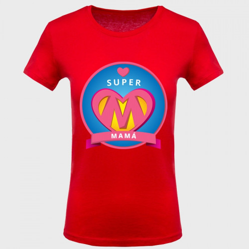 Camiseta Día de la Madre: super mamá