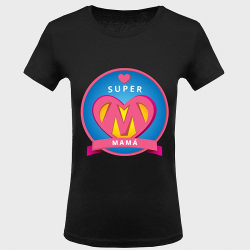 Camiseta Día de la Madre: super mamá
