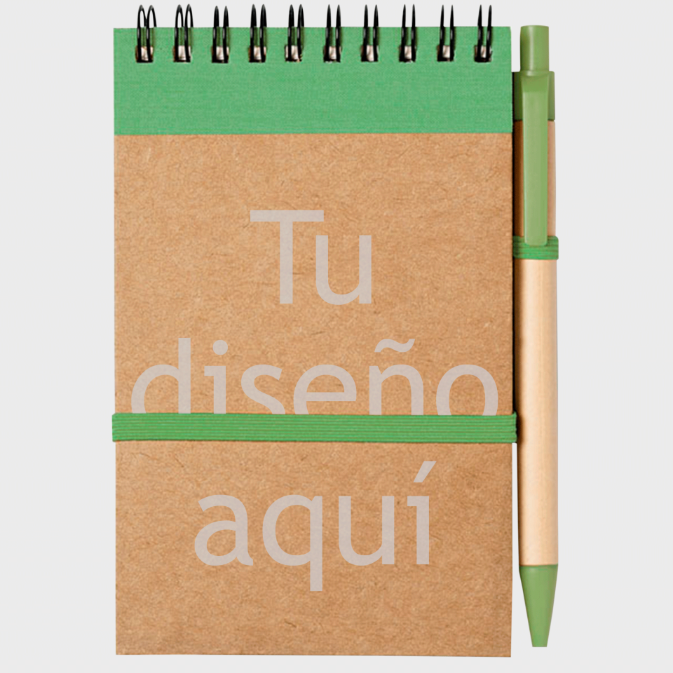 Libreta con espiral y tapa blanda A6 Sonora personalizada