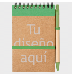 Libreta con espiral y tapa blanda A6 Sonora personalizada