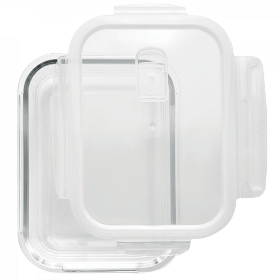 Fiambrera de cristal personalizada