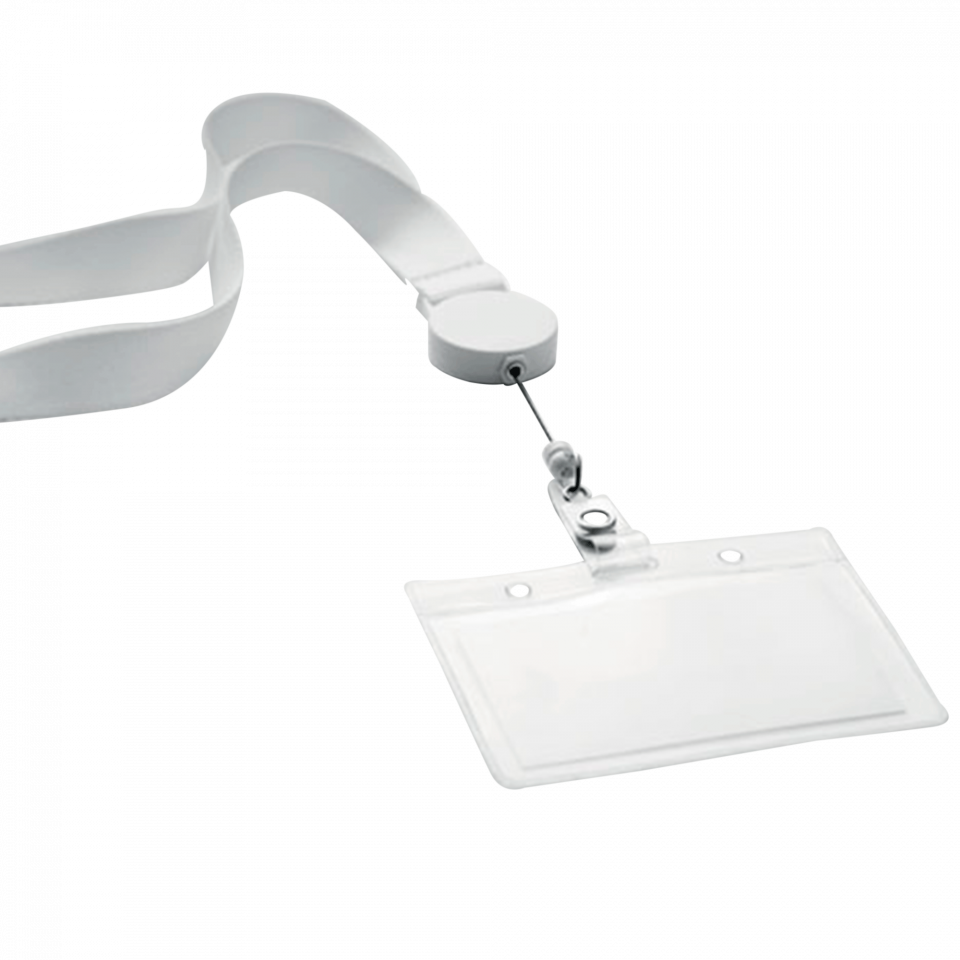 Lanyard con retráctil extensible personalizado